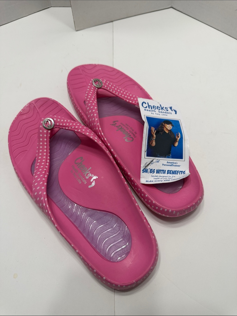 Cheeks Women's Pink Flip-Flop Sandals - Health Sandals